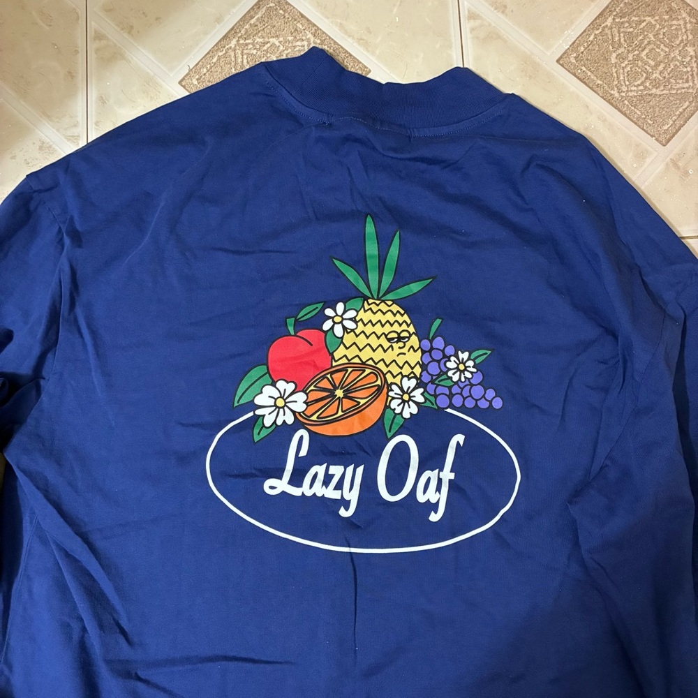 Lazy oaf blue fruit long sleeve top